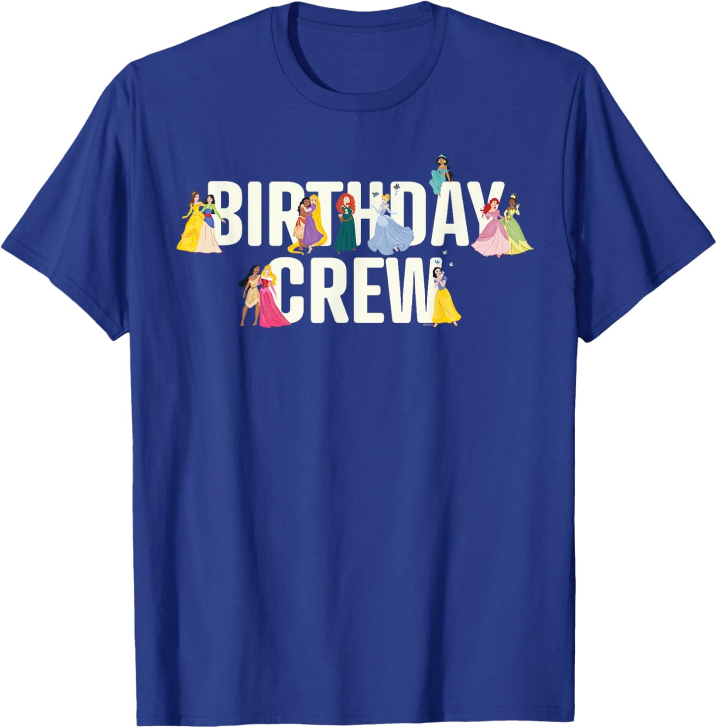 Disney Princess Squad Birthday Crew Matching Birthday Party T-Shirt - T-Shirt | Royal