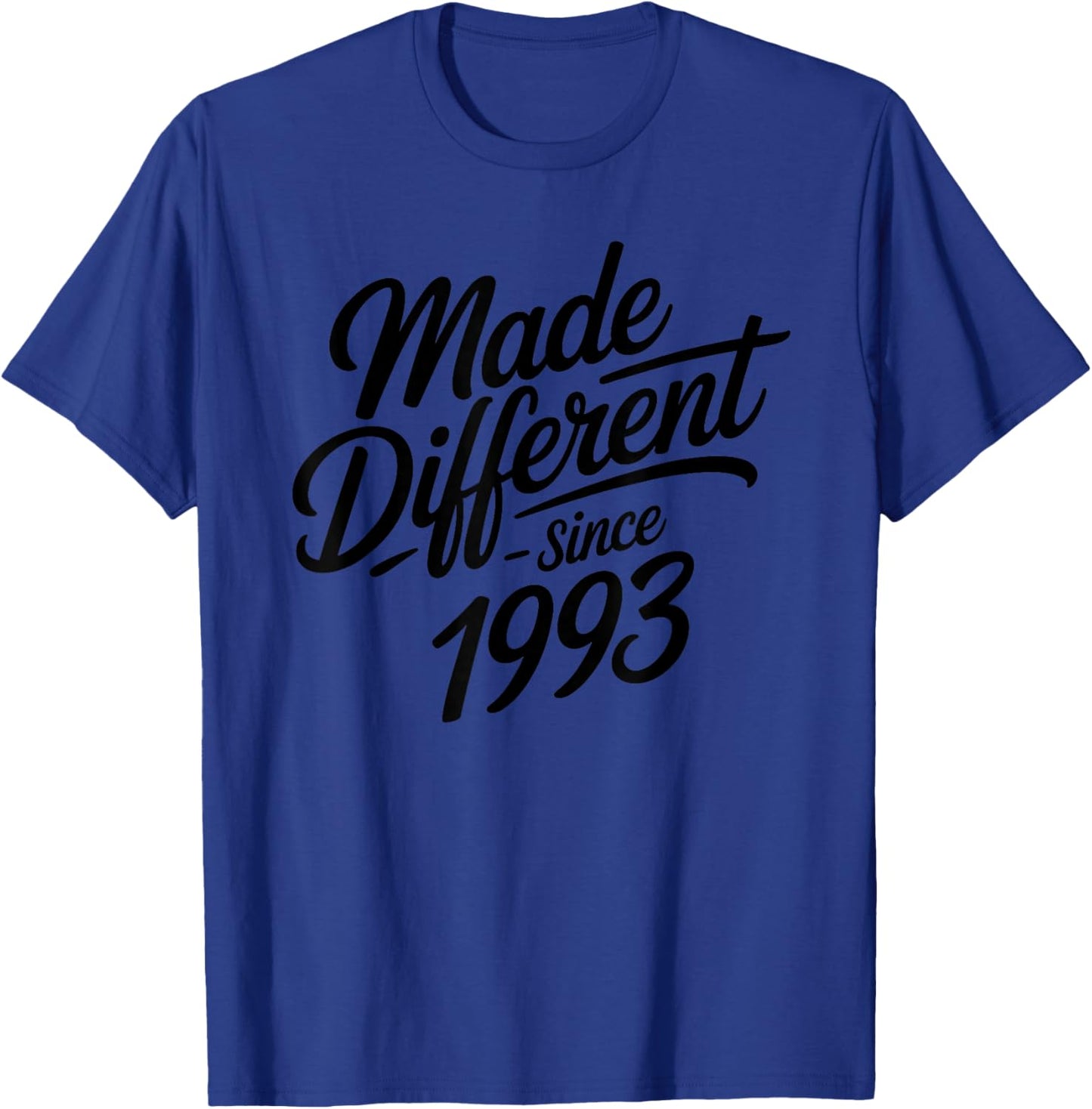 Vintage Birthday Design Since 1993 Retro Style Classic T-Shirt - T-Shirt | Royal