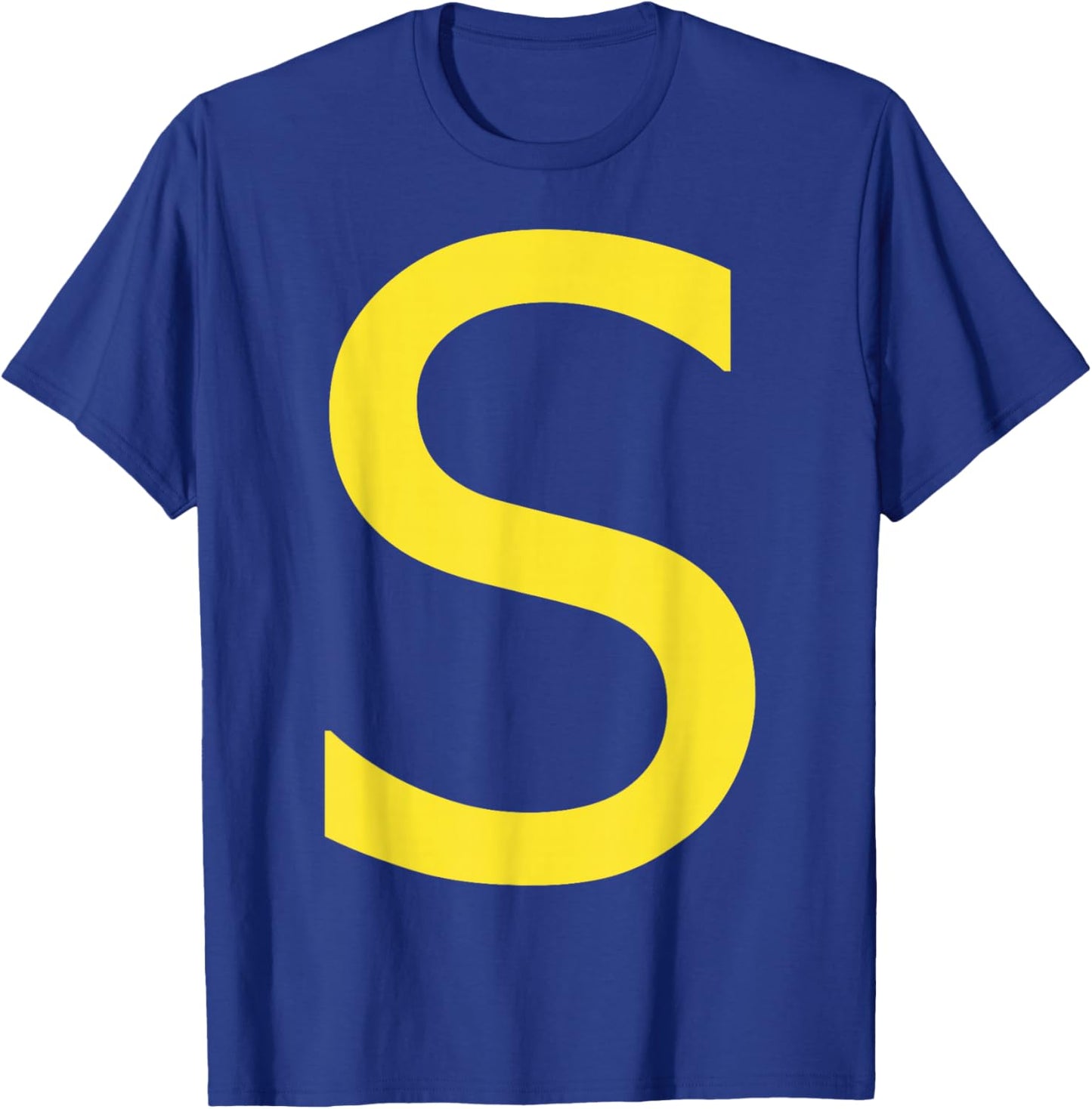 Letter S Funny Group Matching Halloween Costume T-Shirt - T-Shirt | Royal