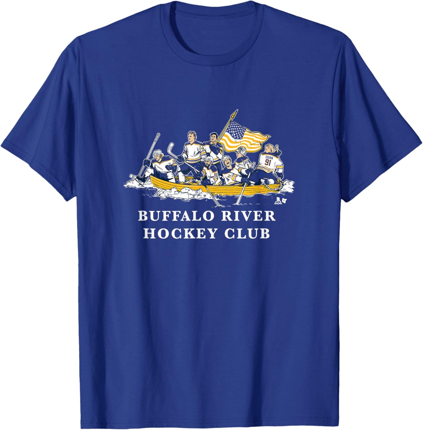 Buffalo River Hockey Crossing - Buffalo Hockey T-Shirt - T-Shirt | Royal
