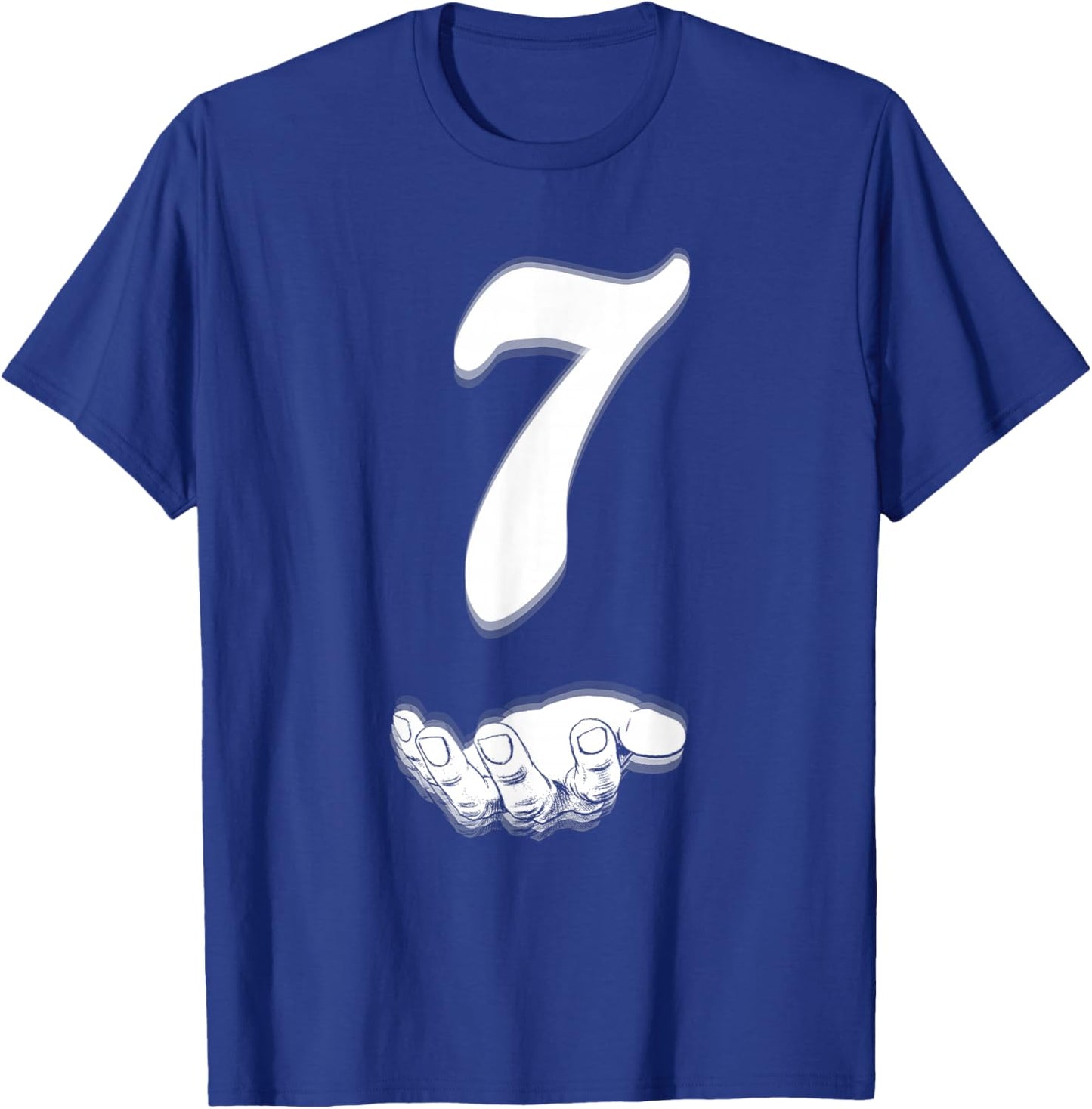 Funny Six Seven Meme 6 7 Halloween Costume Matching 7 T-Shirt - T-Shirt | Royal