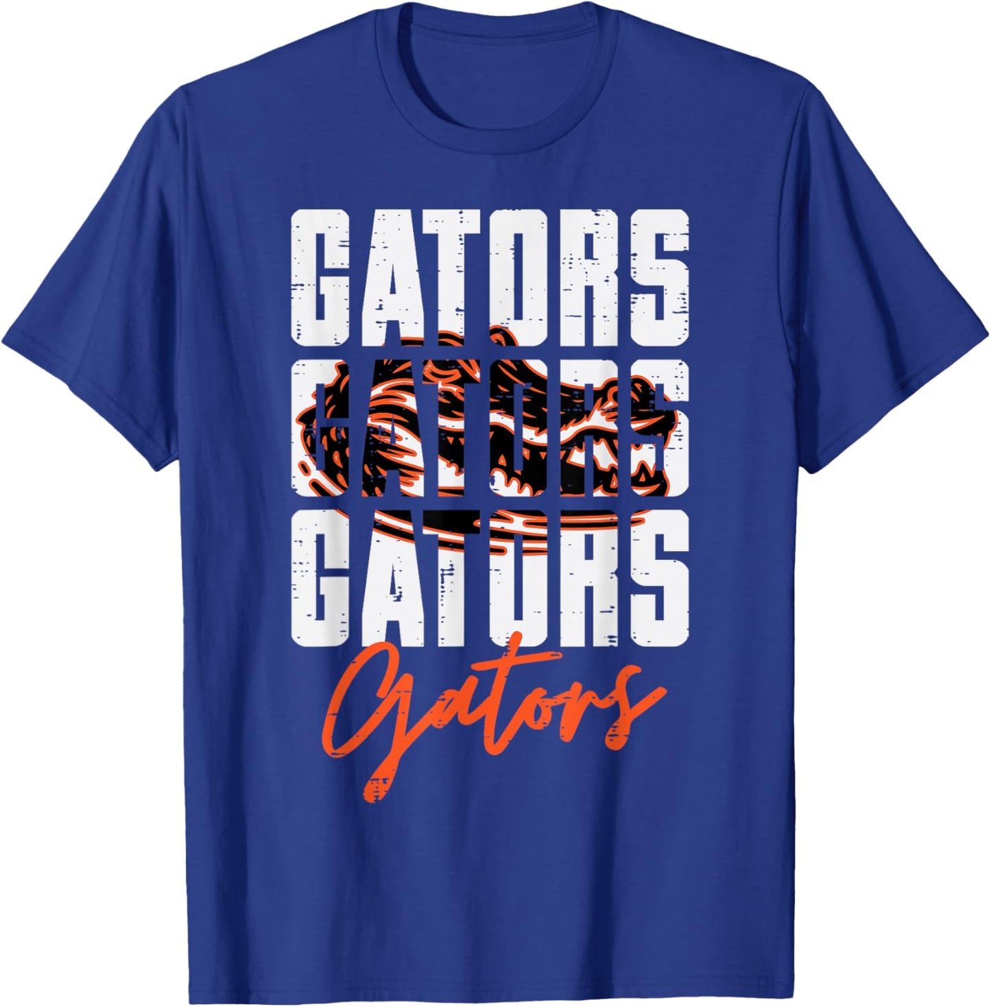 Gator Aligator Women Kids Men Boys Girls Youth Teen T-Shirt - T-Shirt | Royal