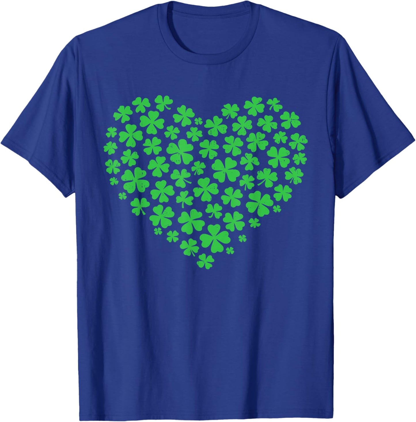 Shamrock Heart St Patricks Day for Saint Patricks Day T-Shirt - T-Shirt | Royal