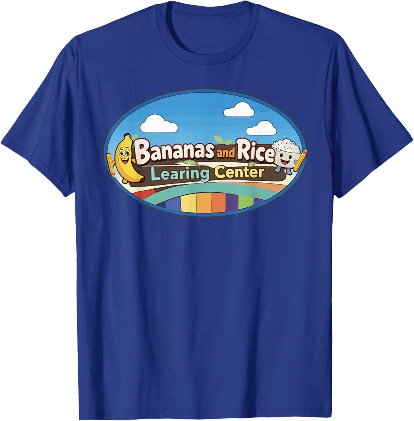 Bananas and Rice Learing Center T-Shirt - T-Shirt | Royal