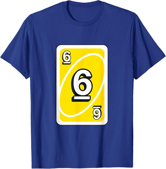 UNO Halloween Yellow 6" Card T-Shirt - T-Shirt | Royal