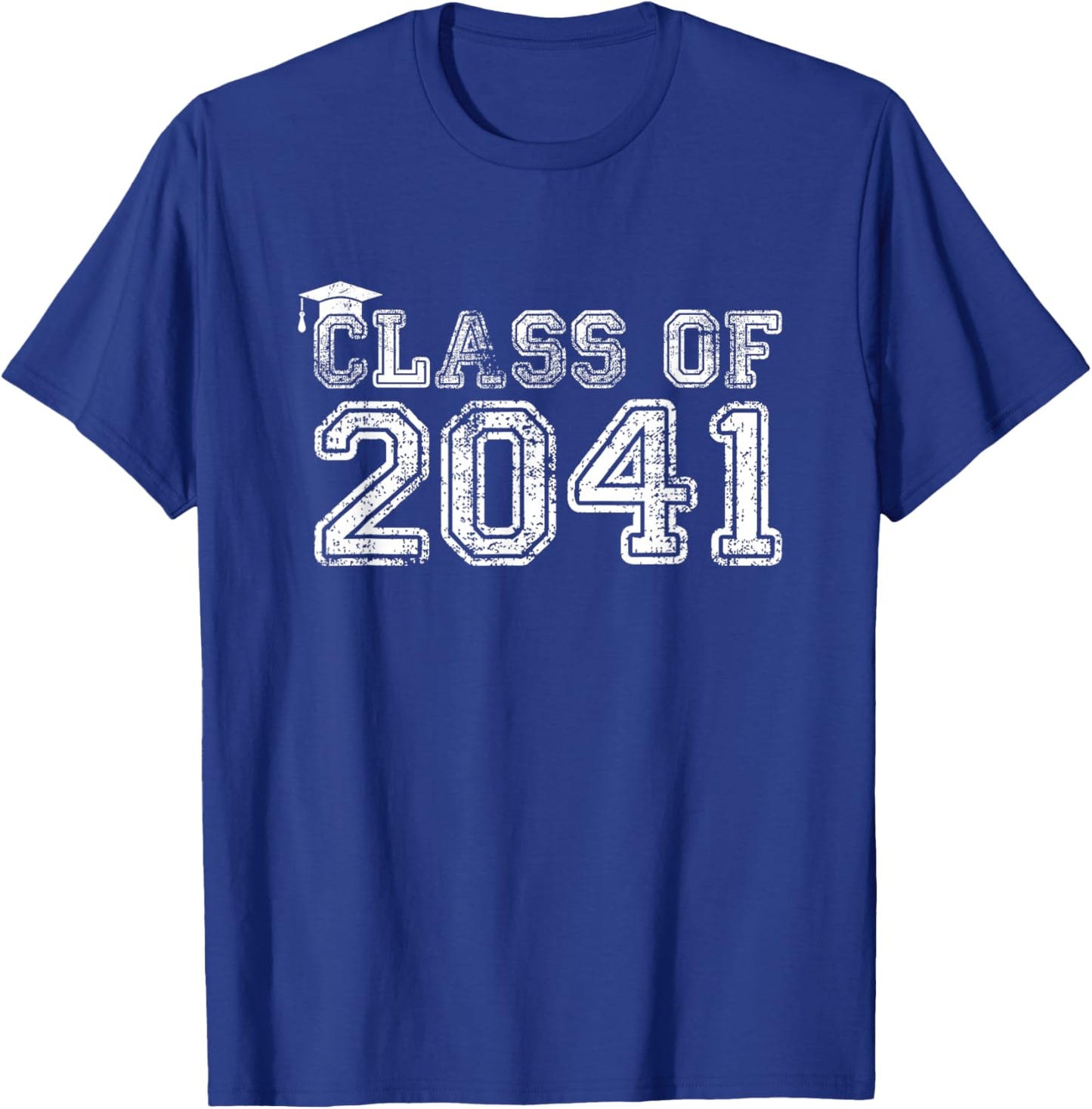 Class of 2041 Graduate Women Proud Graduation T-Shirt - T-Shirt | Royal