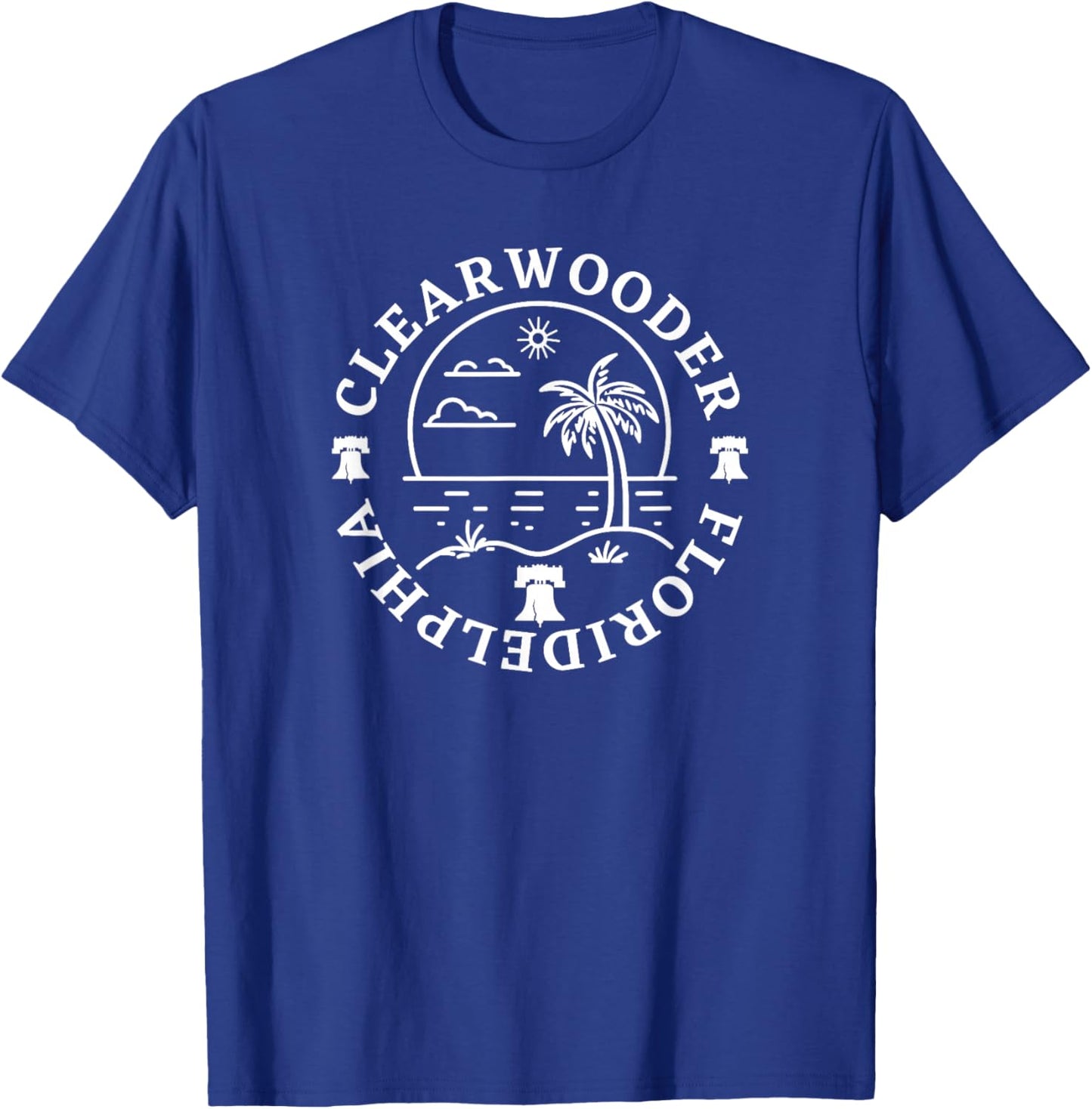 Clearwooder Funny Philly Slang Philadelphia Clearwater FL T-Shirt - T-Shirt | Royal