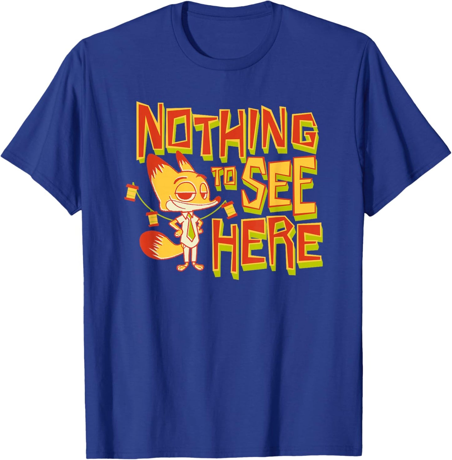 Disney Zootopia 2 Nothing to See Here Nick Wilde T-Shirt - T-Shirt | Royal