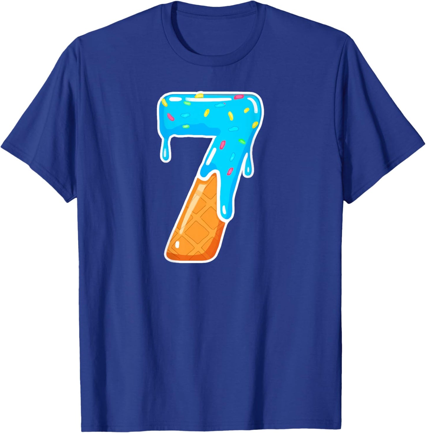 67 Ice Cream Drip Meme 6 7 Hallowee Costume Couple (On Back) T-Shirt - T-Shirt | Royal