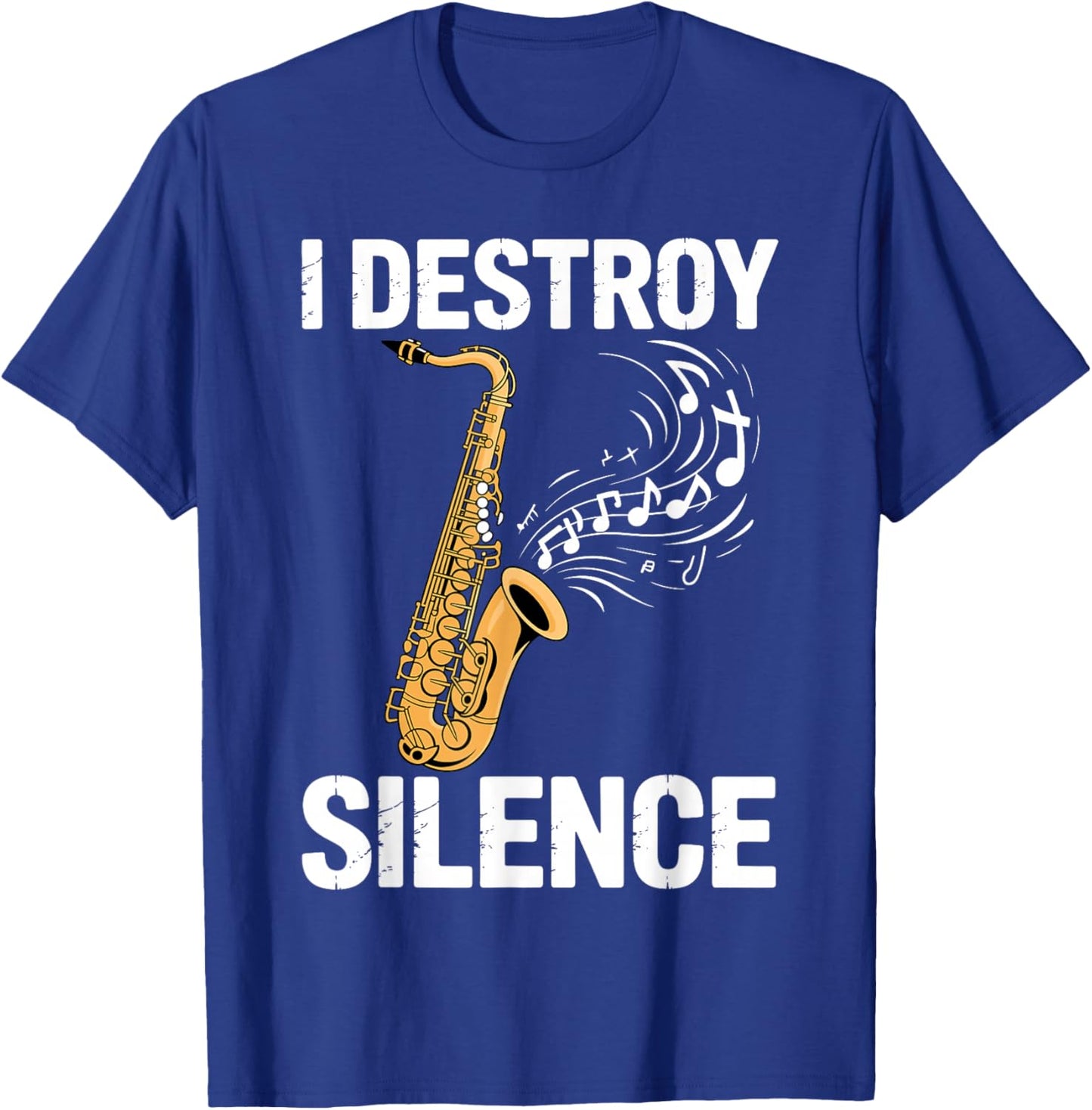Funny Saxophone Design Women Sax Saxophone Player T-Shirt - T-Shirt | Royal
