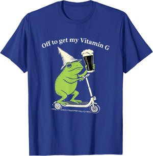 Vitamin G Stout Beer Irish Drinking Shamrock St Patricks Day T-Shirt - T-Shirt | Royal