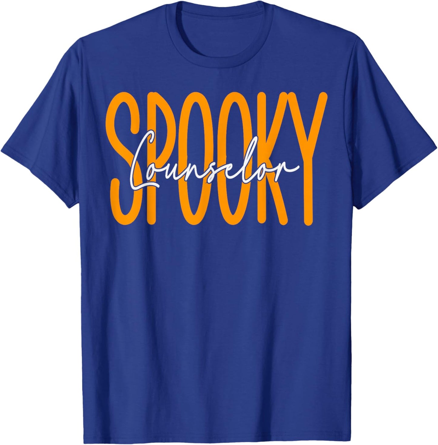 Counselor Spooky Halloween Funny School Costume T-Shirt - T-Shirt | Royal