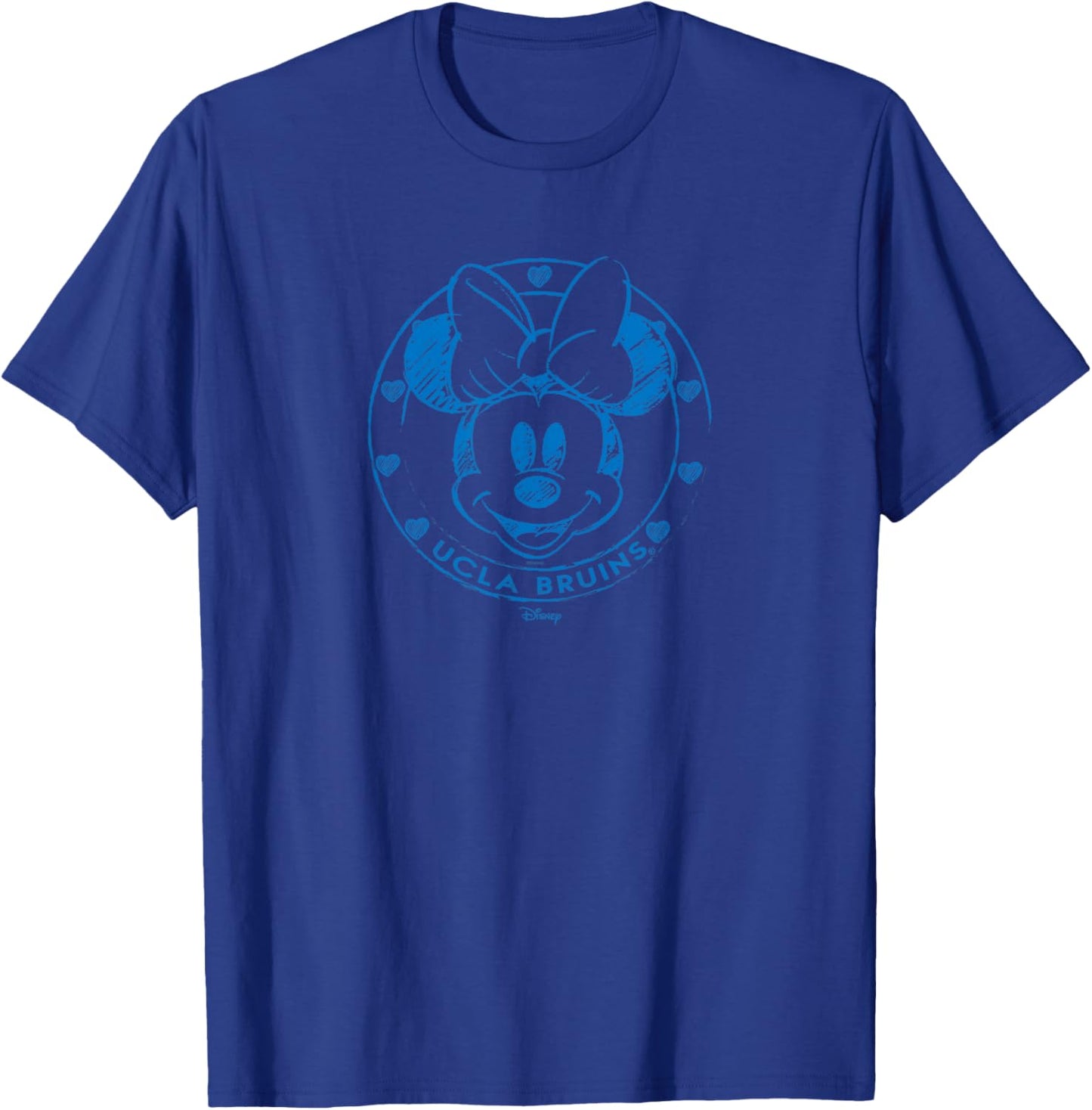 UCLA Bruins Minnie Mouse Sketch Officially Licensed T-Shirt - T-Shirt | Royal