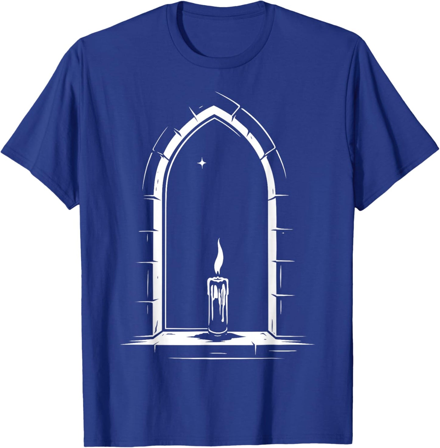 Imbolc Candle Symbol Seasonal Light Motif Pagan Festival T-Shirt - T-Shirt | Royal
