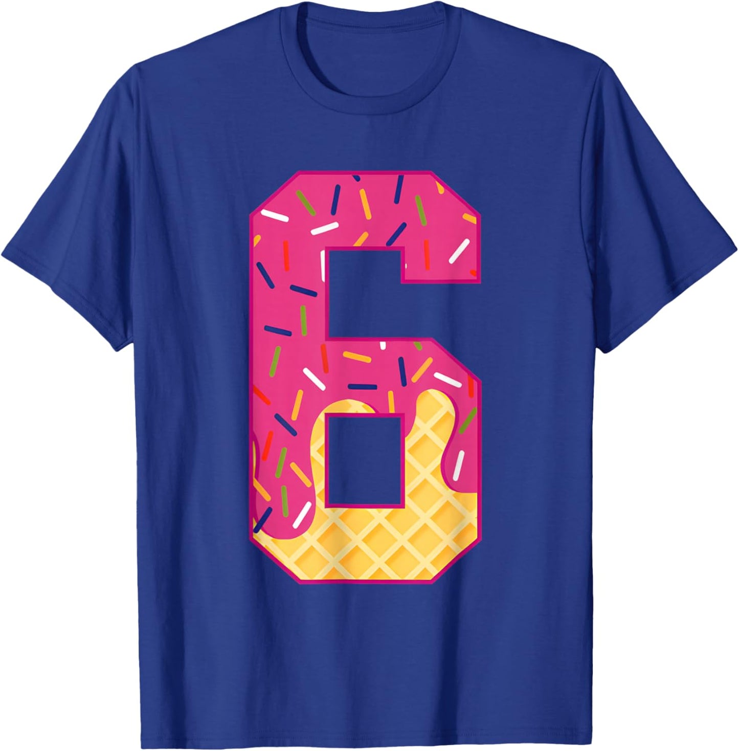 Number 6 Ice Cream Drip 67 Meme Couple Halloween Costume T-Shirt - T-Shirt | Royal
