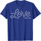 John 3 16 Valentine Love Christian Bible Verses Jesus T-Shirt - T-Shirt | Royal