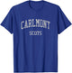 Carlmont High School HS Belmont CA Vintage Sports T-Shirt - T-Shirt | Royal