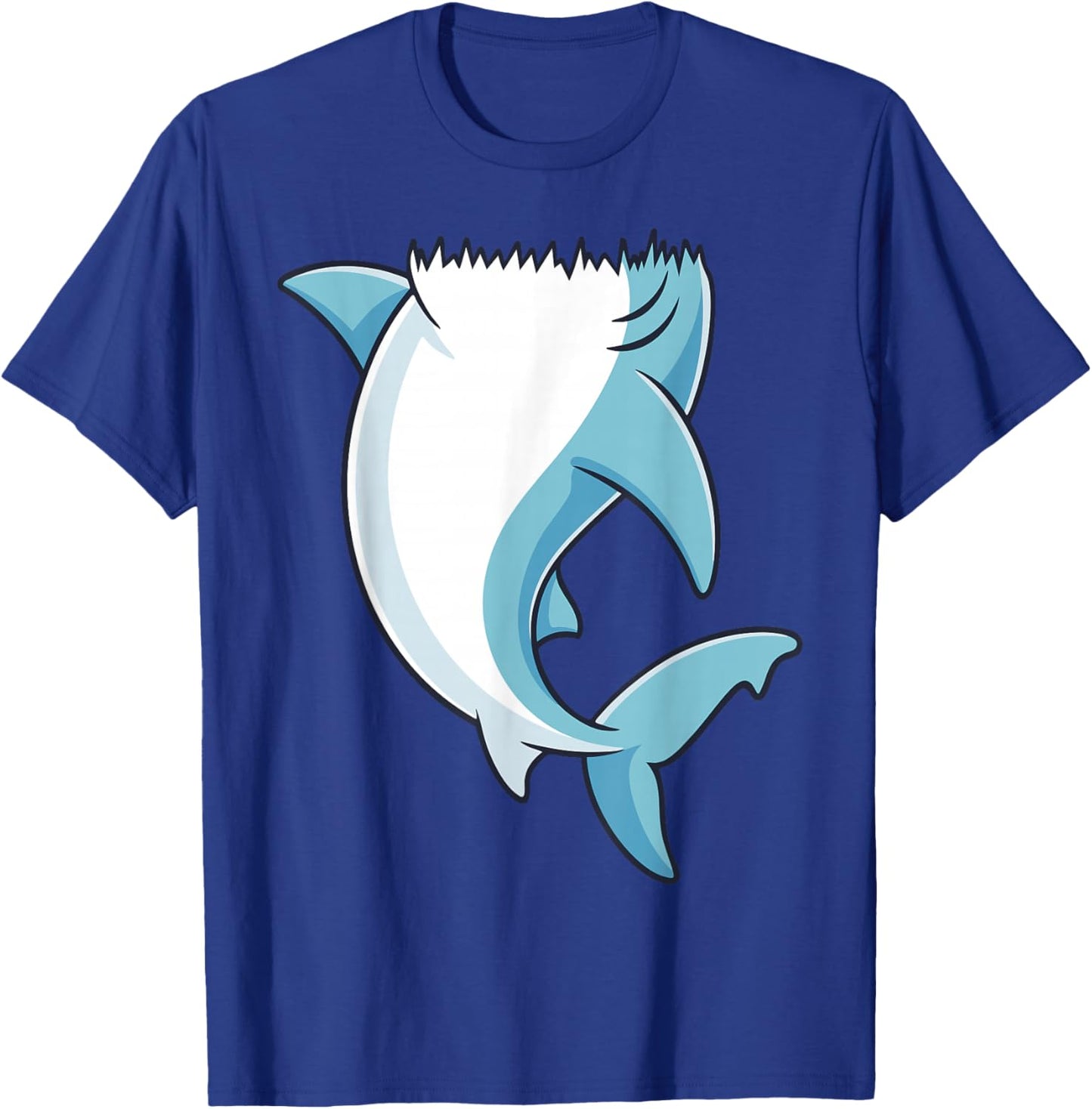 Shark Shirt Adult Kids Men Women Shark Costume T-Shirt - T-Shirt | Royal
