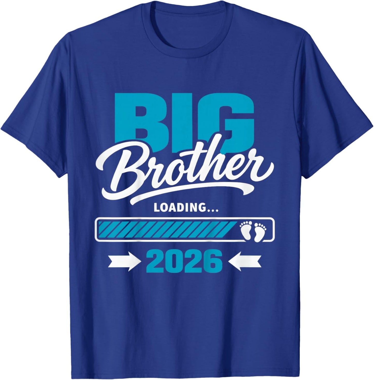 Kids Kids Big Brother Loading 2026, Promoted to Big Brother 2026 T-Shirt - T-Shirt | Royal