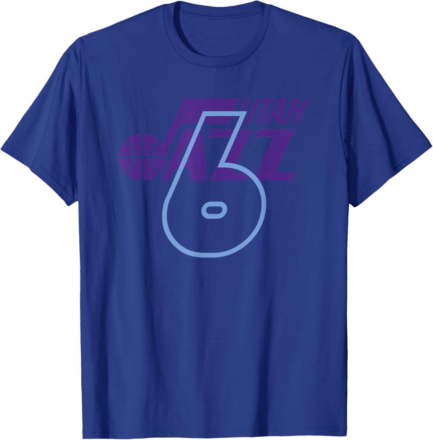 NBA Official Utah Jazz 6-7 Craze Attack T-Shirt - T-Shirt | Royal