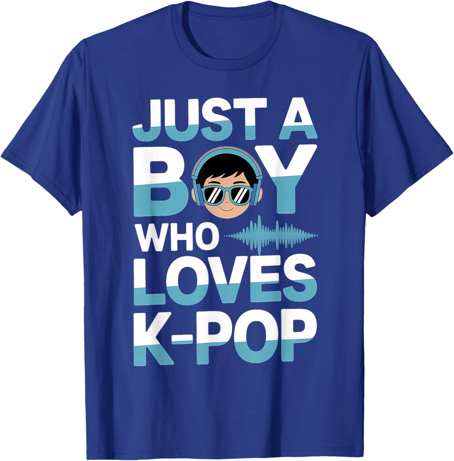 Just A Boy Who Loves K-Pop Music Fan T-Shirt - T-Shirt | Royal