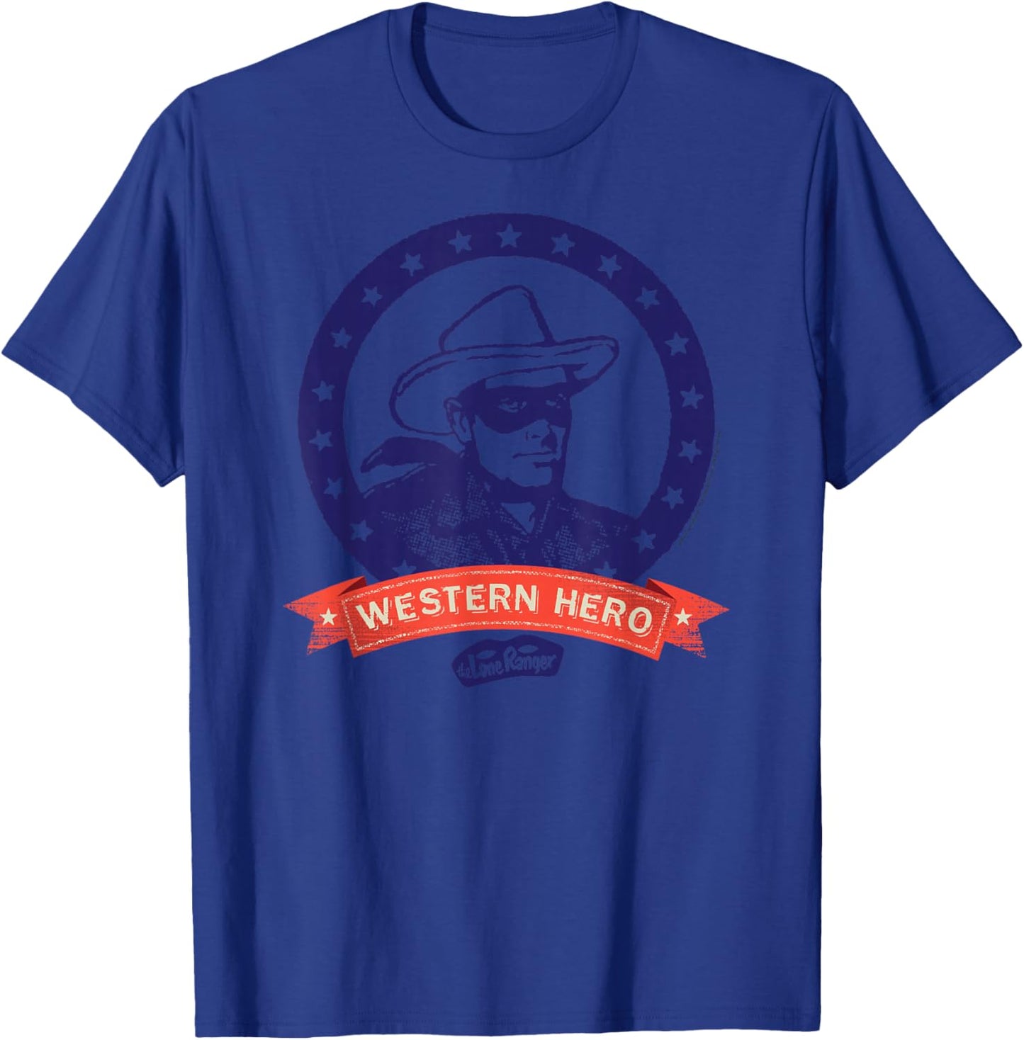 The Lone Ranger Western Hero Frame T-Shirt - T-Shirt | Royal