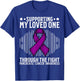 Purple Support Pancreatic Cancer Awareness Products Gifts T-Shirt - T-Shirt | Royal