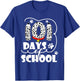 Happy 101 Days School Cute Dog 100 Days Smarter Student Kids T-Shirt - T-Shirt | Royal
