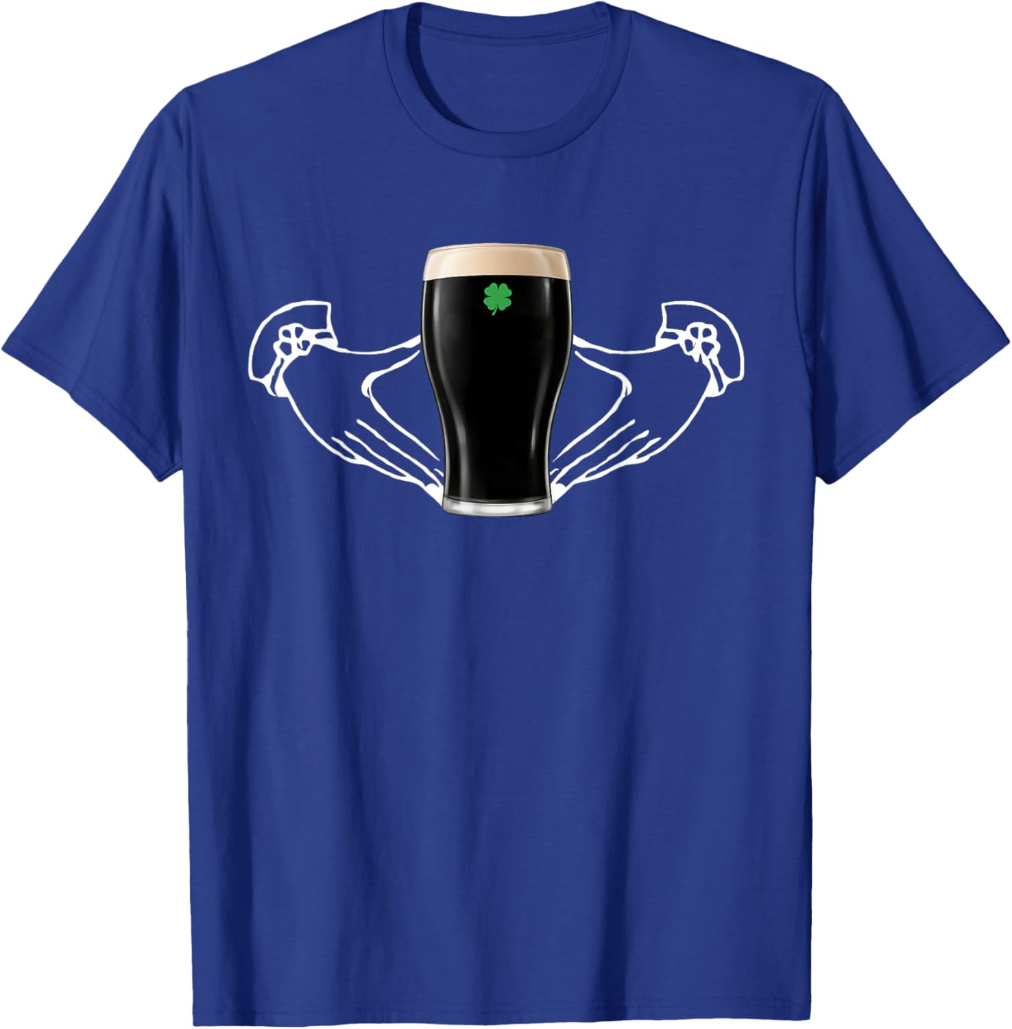 St Patrick's Day Claddagh Shamrock Beer Women T-Shirt - T-Shirt | Royal