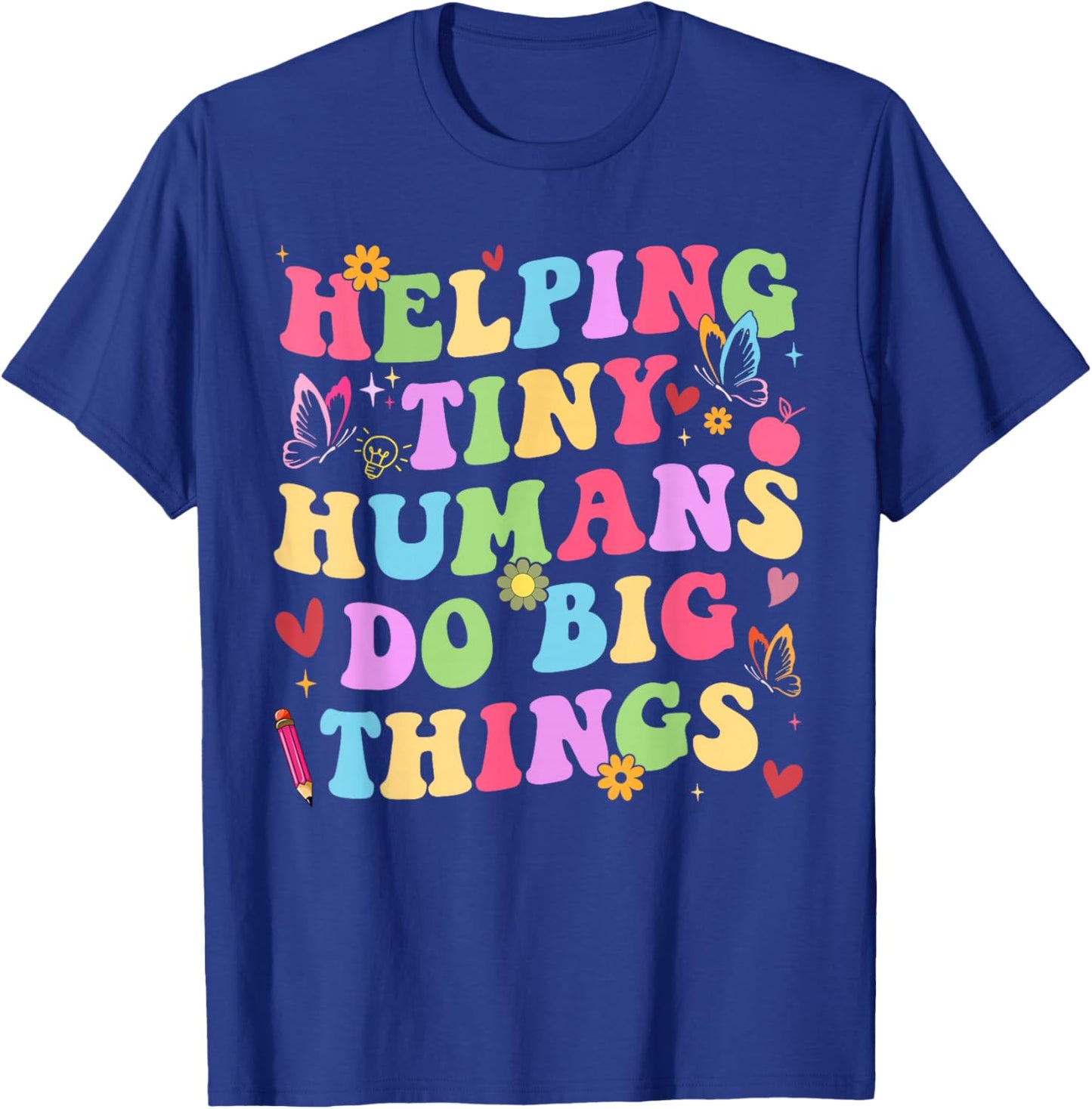 Teacher Preschool Pre-K T-Shirt - T-Shirt | Royal