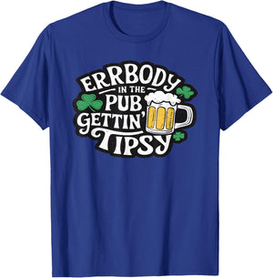Everybody in The Pub Getting Tipsy T-Shirt - T-Shirt | Royal