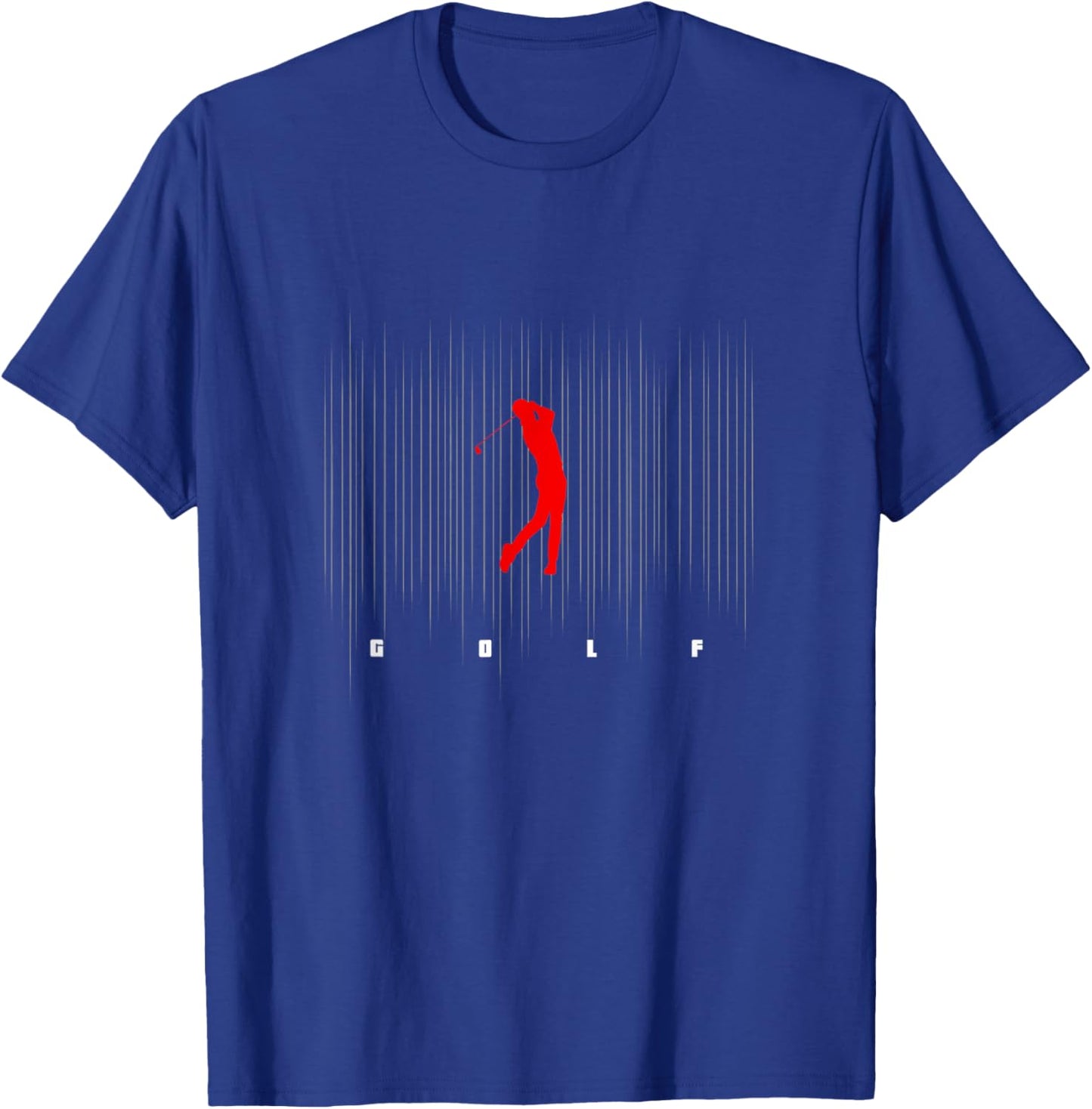 Golf Logo Motif Golfing T-Shirt - T-Shirt | Royal