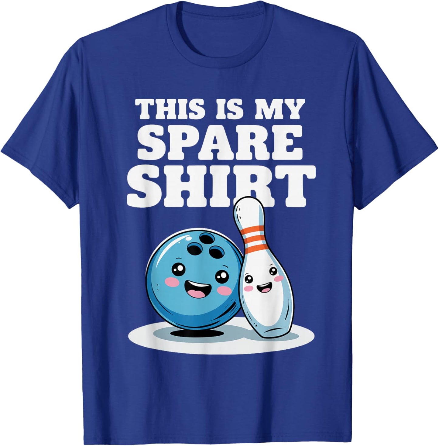 This is My Spare Bowling Funny Bowler Men Women Kids T-Shirt - T-Shirt | Royal