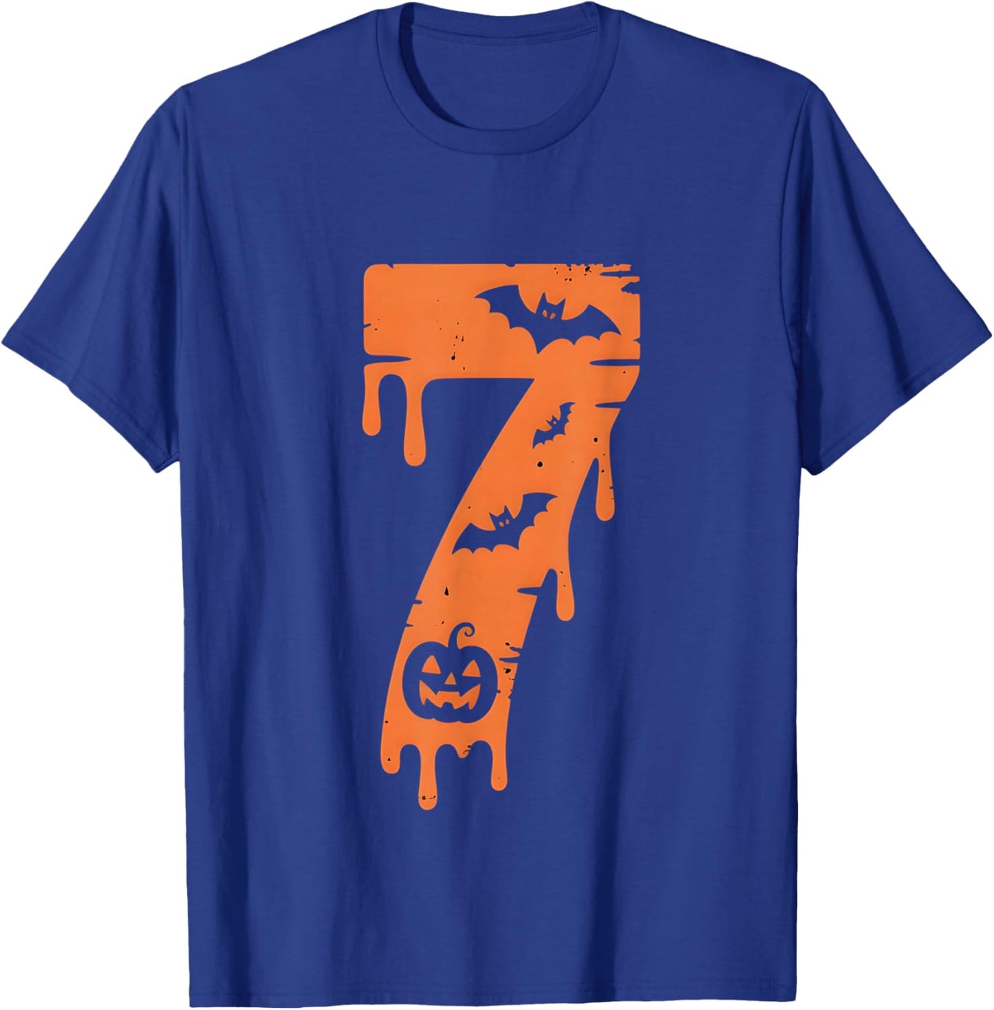 7 Number Meme 67 Six Seven Halloween T-Shirt - T-Shirt | Royal