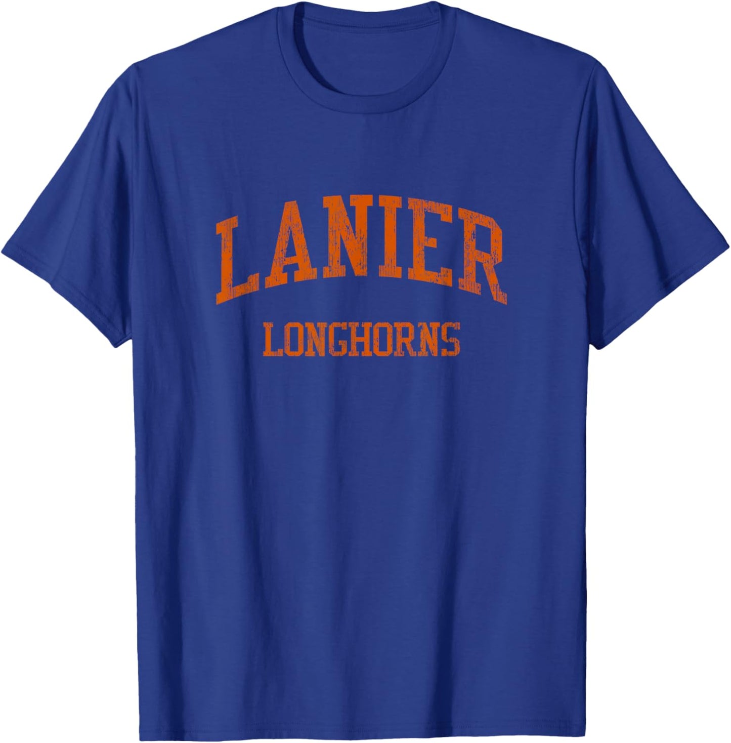 Lanier High School HS Sugar Hill GA Vintage Sports T-Shirt - T-Shirt | Royal