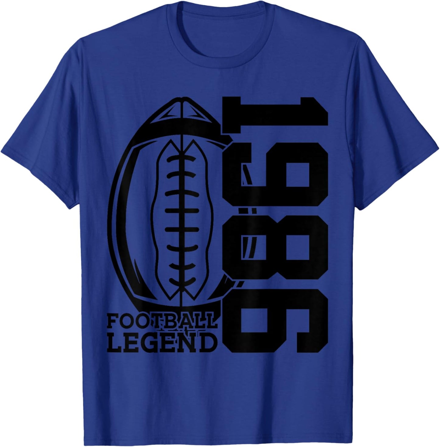 40 Football Legend 1986 40TH Birthday T-Shirt - T-Shirt | Royal