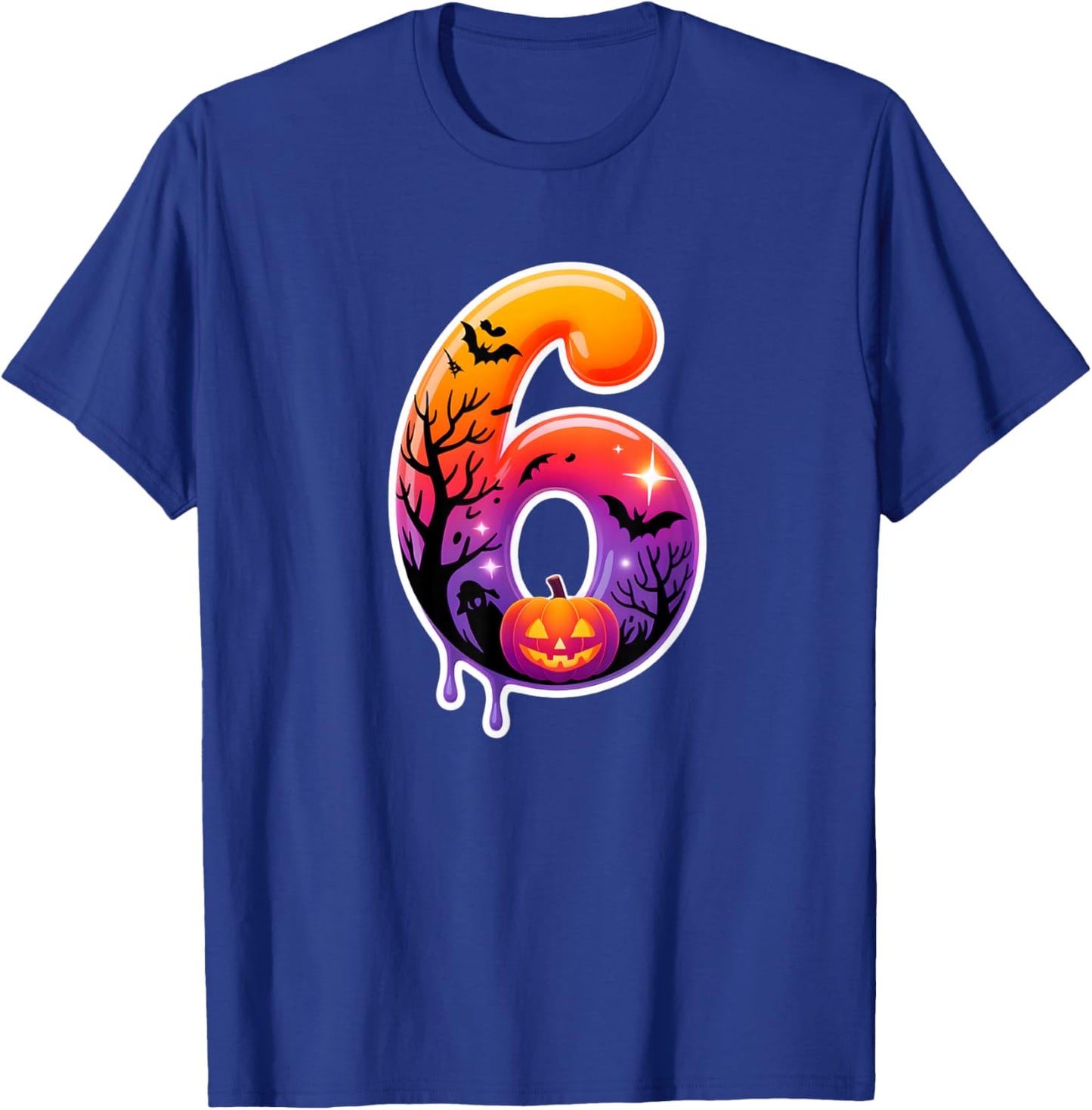 Six Seven 67 6 7 Meme Design Funny Ice Cream Drip Costume T-Shirt - T-Shirt | Royal