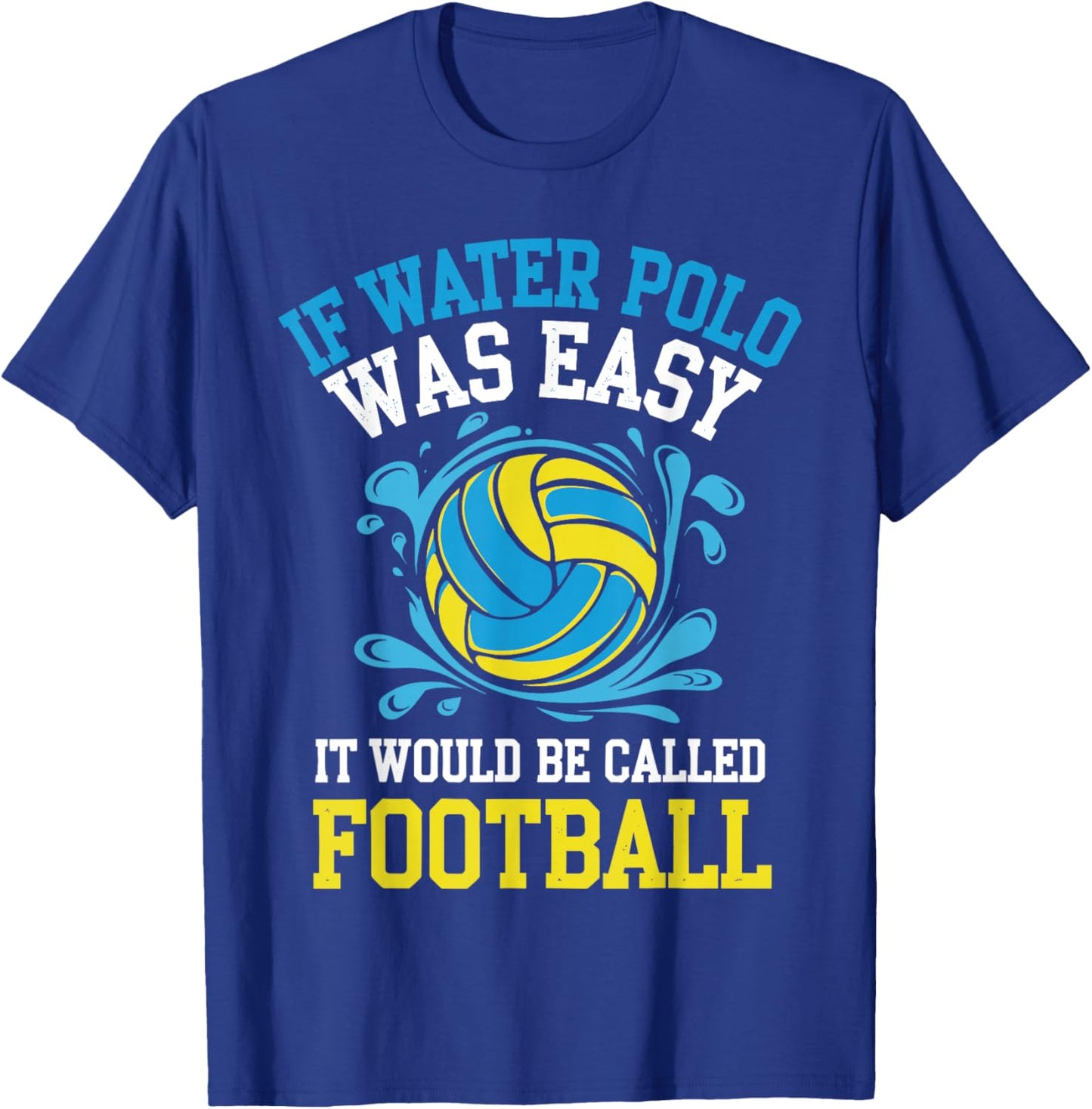 Water Polo Art Women Water Polo Player Waterpolo T-Shirt - T-Shirt | Royal