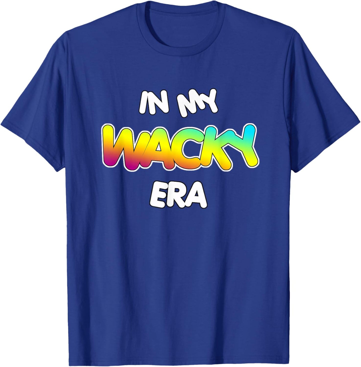 in My Wacky Era Kids and Teachers | Mismatch Day Spirit Week T-Shirt - T-Shirt | Royal