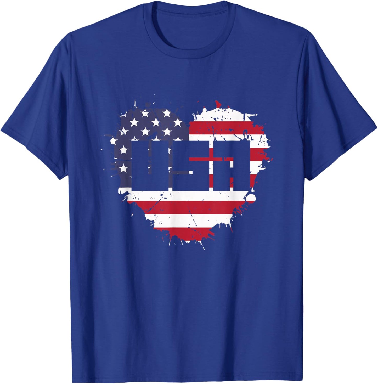 USA America is Love T-Shirt - T-Shirt | Royal