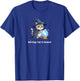 Ball Says You're Doomed Wizard Cat Funny Meme Men Women T-Shirt - T-Shirt | Royal