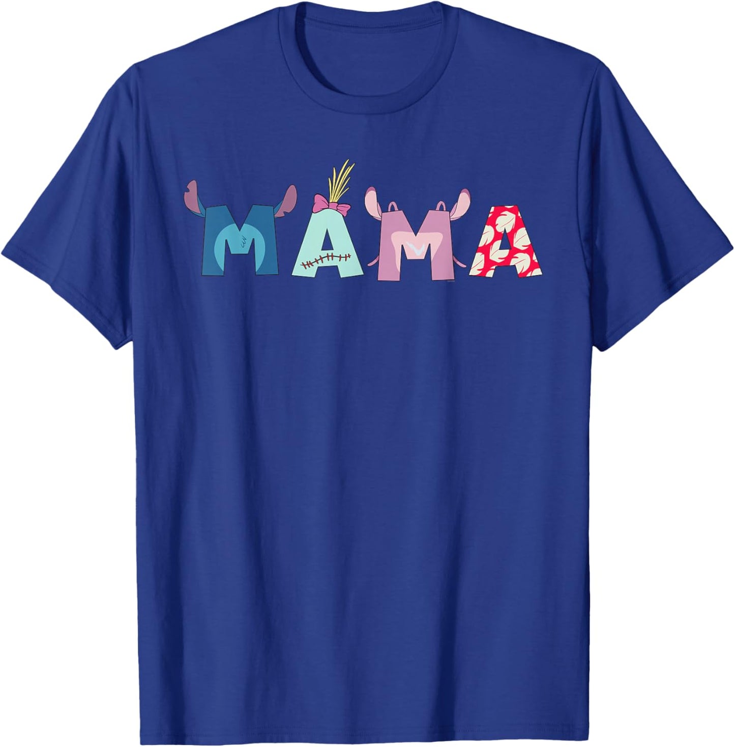 Disney Lilo & Stitch Mama Mother's Day Birthday Family Trip T-Shirt - T-Shirt | Royal