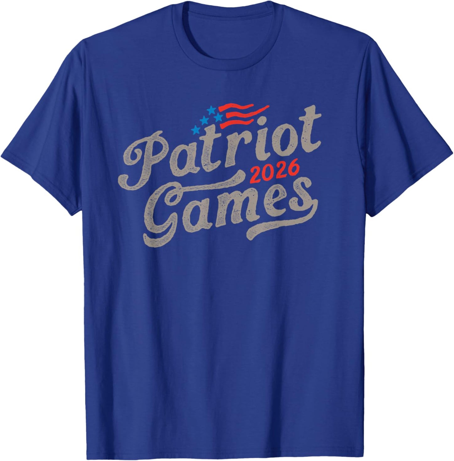 Retro Patriot Games 2026 Americana T-Shirt - T-Shirt | Royal