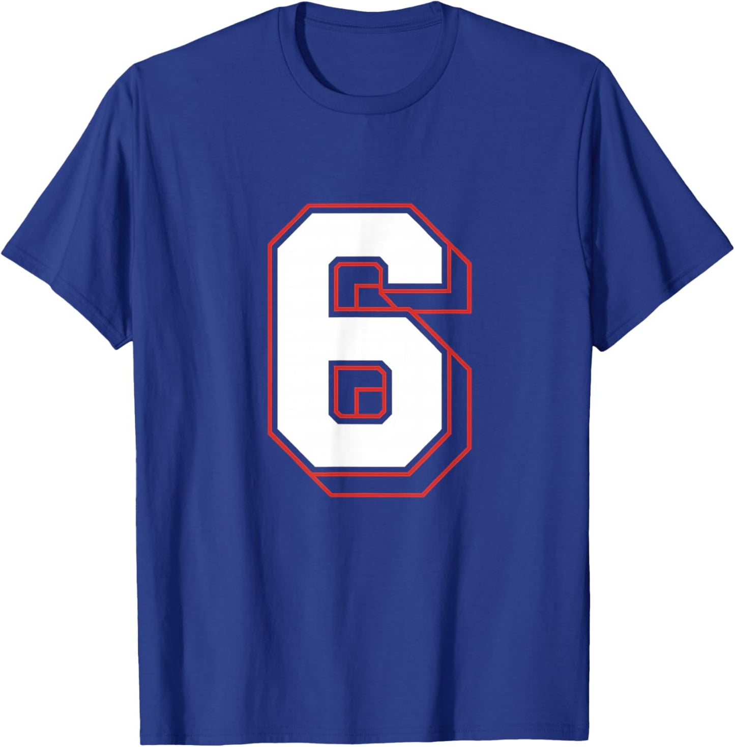 Fun Six Seven 6 7 Meme Design T-Shirt - T-Shirt | Royal