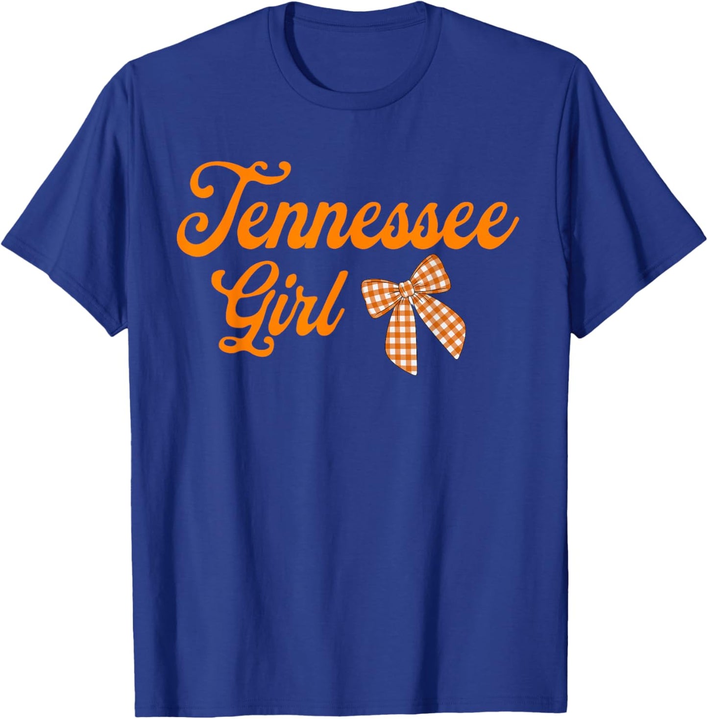 Tennessee Kids Tween Orange Script State Pride Design T-Shirt - T-Shirt | Royal