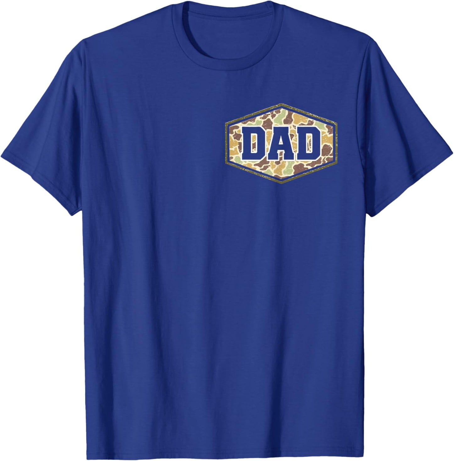 Dad, Duck Camo Father’s Day T-Shirt - T-Shirt | Royal