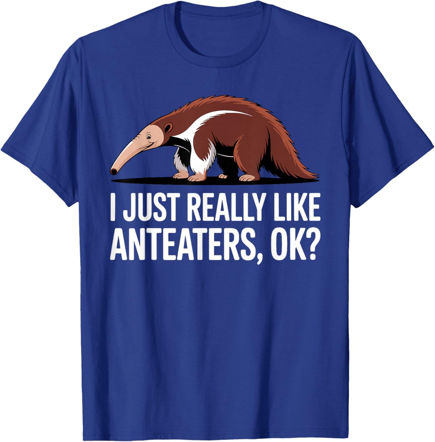 Cute Anteater Art Women Kids Animal Anteater Lover T-Shirt - T-Shirt | Royal