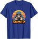 Gamer - Cool Video Gamer/Gaming T-Shirt - T-Shirt | Royal