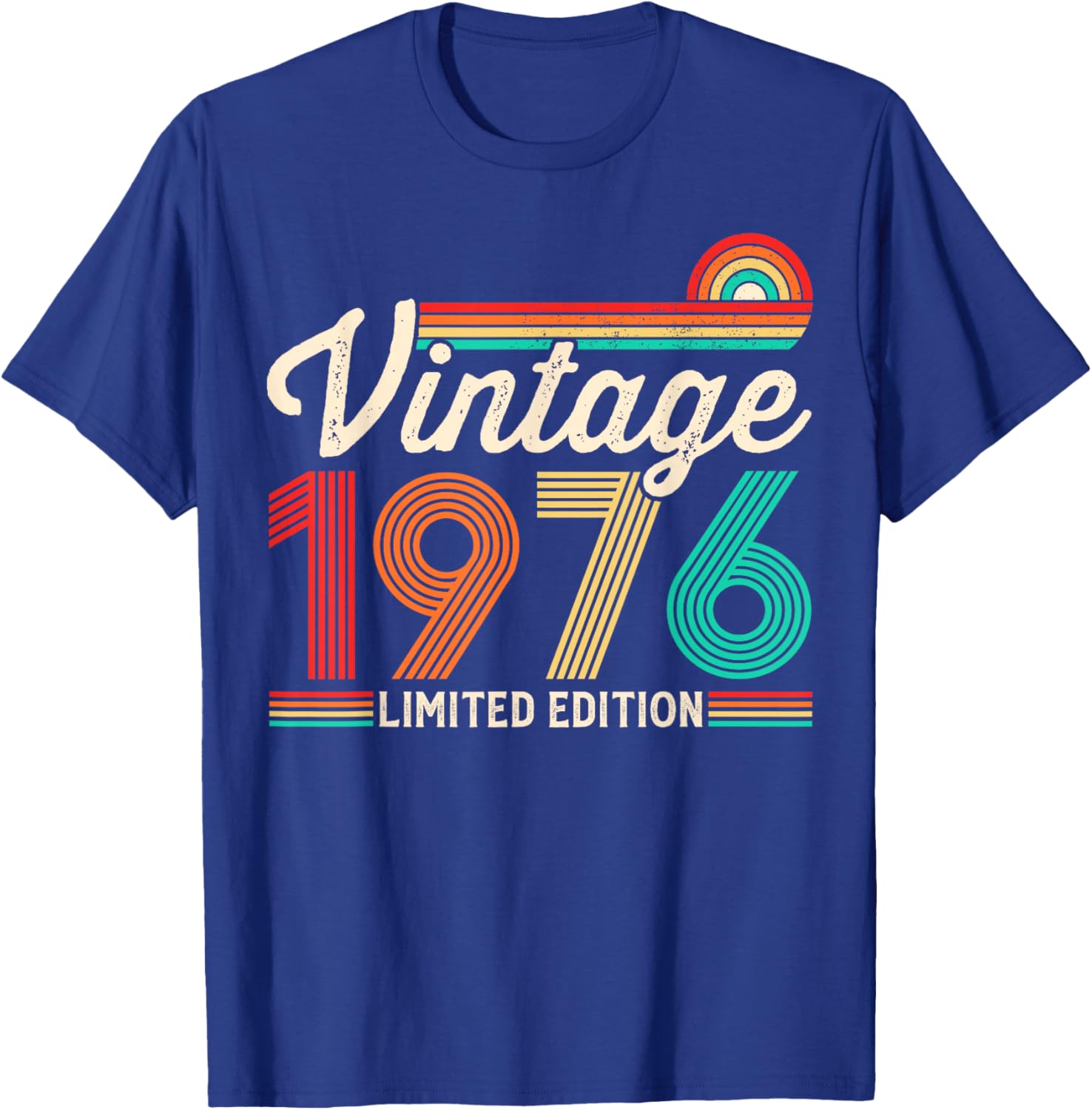50 Years Old Vintage 1976 Limited Edition 50th Birthday T-Shirt - T-Shirt | Royal