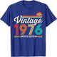 50 Years Old Vintage 1976 Limited Edition 50th Birthday T-Shirt - T-Shirt | Royal